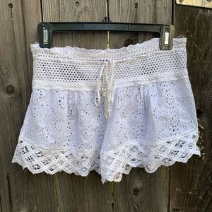 Crochet Resort Wear Shorts